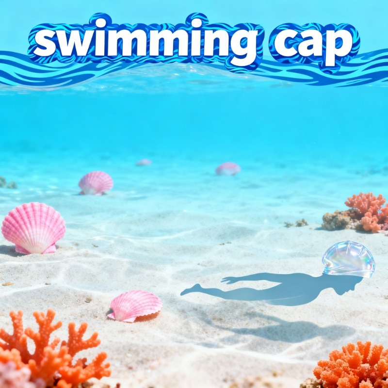 Swim Cap Silicone - Wygodna czapka pływacka dla dzieci, silikonowa,