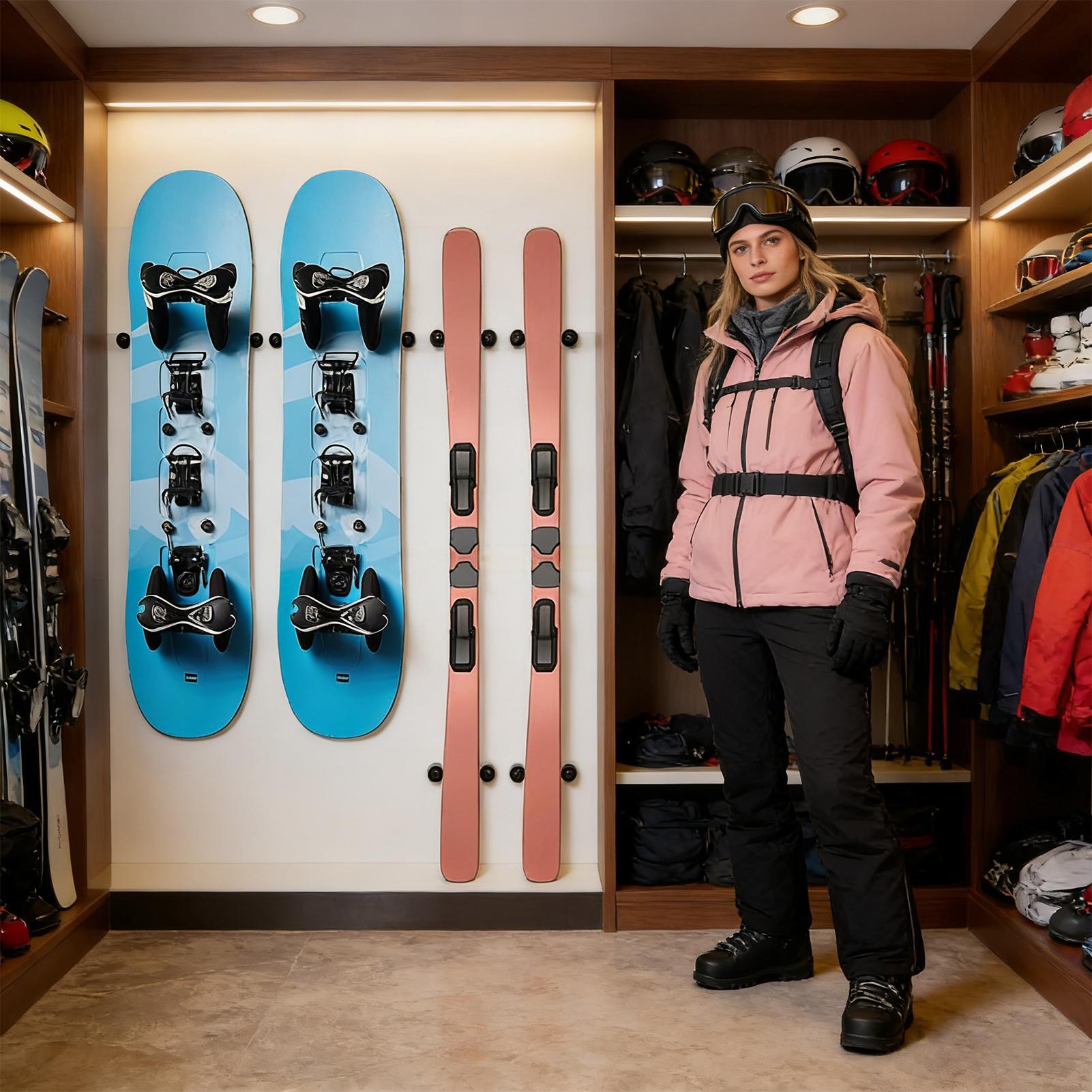 Uchwyt ścienny na narty, piono – Sports Equipment Shop recenzja i cena