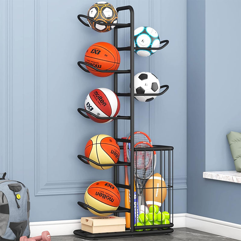 Stojak na piłki sportowe, kosz – Sports Equipment Warehouse recenzja i cena